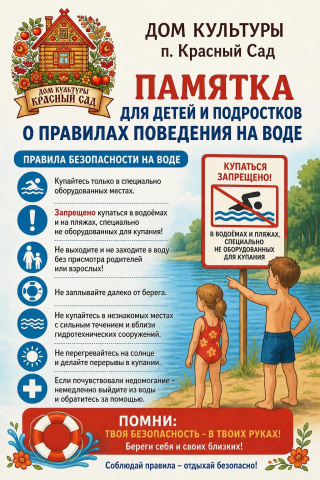 Лето должно быть безопасным!  